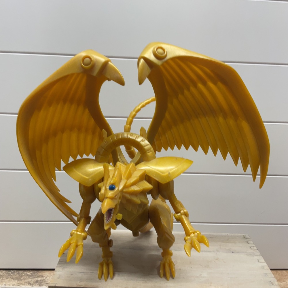 Mattel Yu-Gi-Oh The Winged Dragon of Ra Gold Action Figure 11 inch Vintage 1996